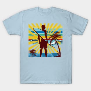 Surfer in Sunbeams T-Shirt